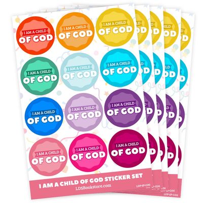 I am a Child of God Sticker Set