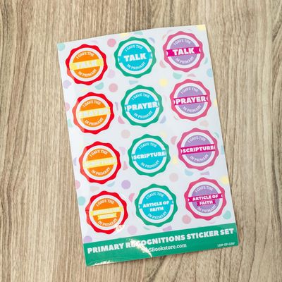 Primary Recognision Sticker Set