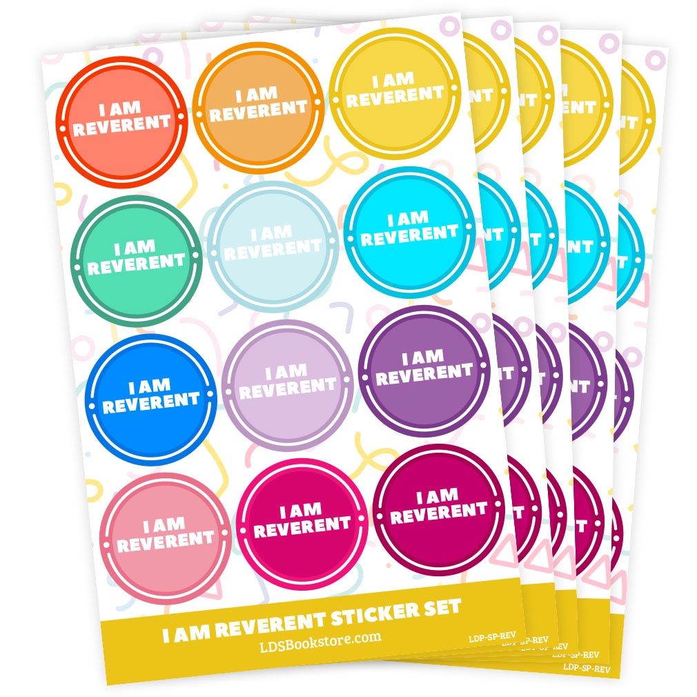 I am Reverent Sticker Set