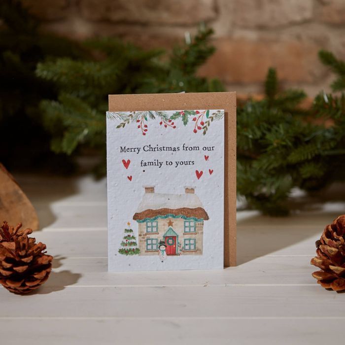 Seed Christmas Card, Design: OUR FAMILY TO YOURS