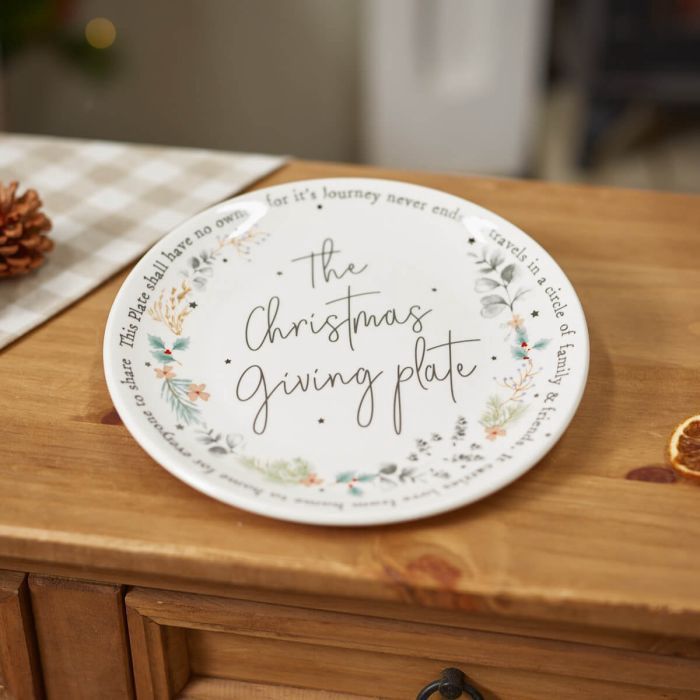 The Christmas Giving Plate