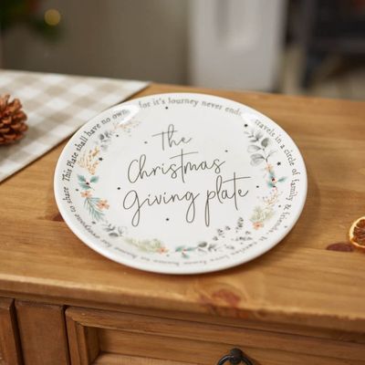 The Christmas Giving Plate