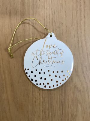 Christmas Ornament spirit of Christmas