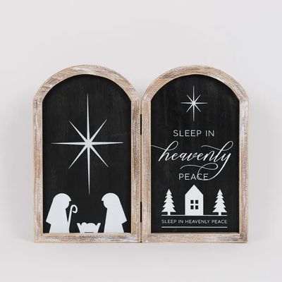 Sleep in Heavenly Peace Wooden Frame