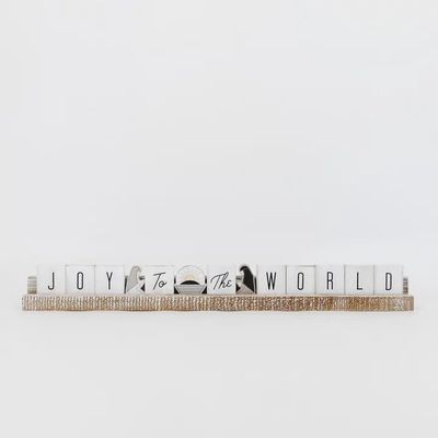 Joy to the World Wooden Sign