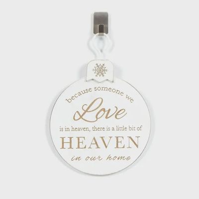 Because Someone We Love Hanging Ornament