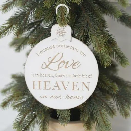 Because Someone We Love Hanging Ornament
