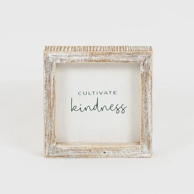Cultivate Kindness Wooden Sign