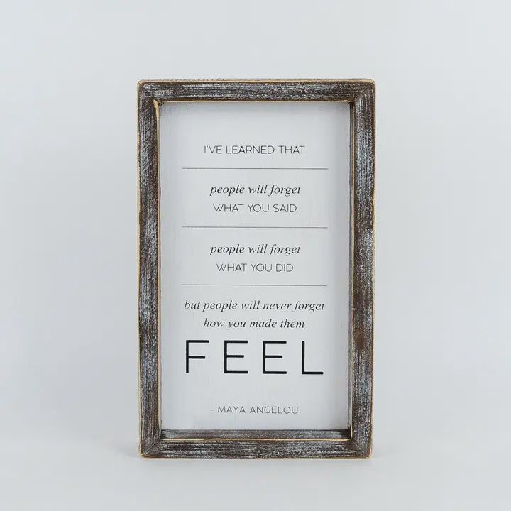 Inspirational Quote Reversible Wooden Sign