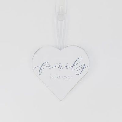 Family is Forever Hanging Heart