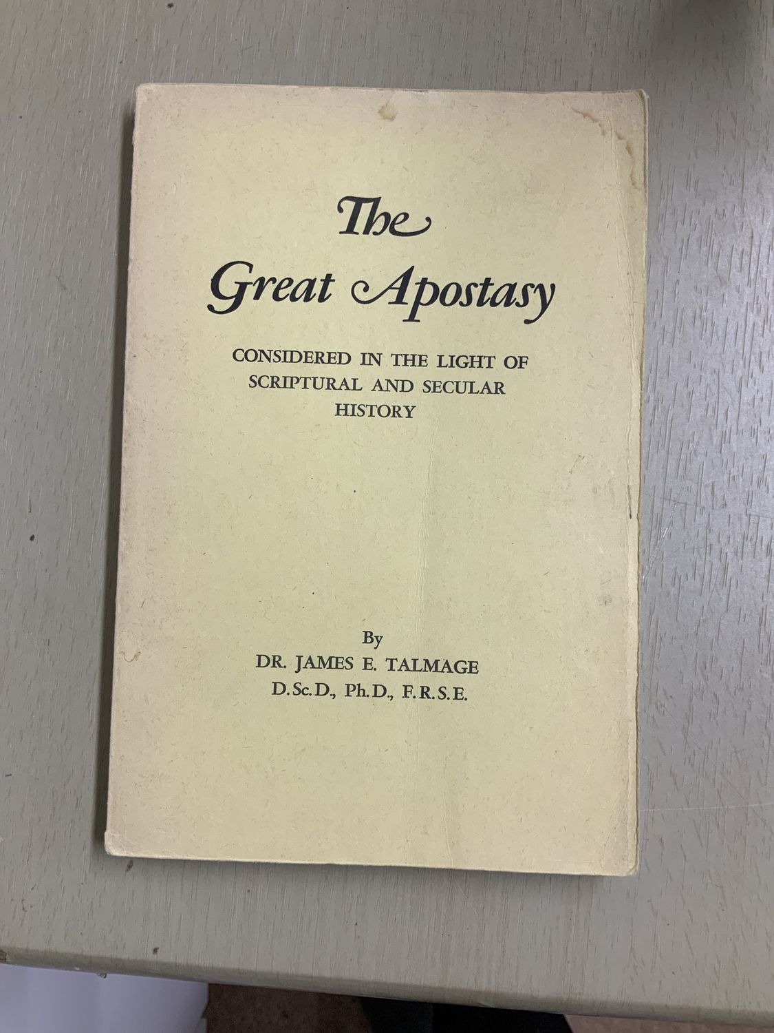 ***PRELOVED/SECONDHAND*** The Great Apostasy