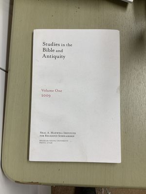 ***PRELOVED/SECONDHAND*** Studies in the Bible and Antiquity