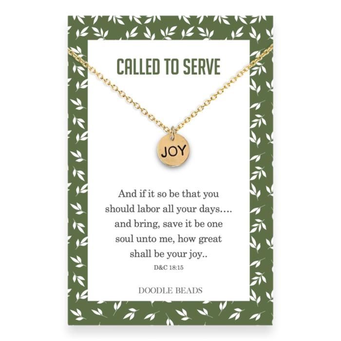 Called to Serve Joy Necklace