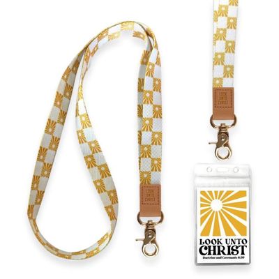 2025 LDS Youth Theme, Look Unto Christ Neck Lanyards