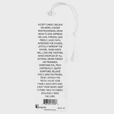Tassel Bookmark Abc of Christianity