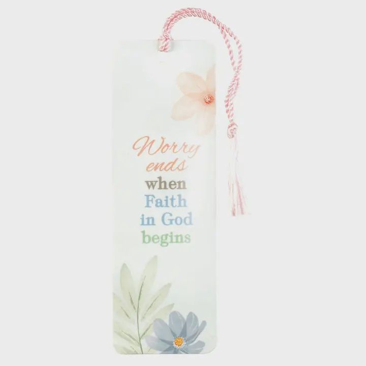 Tassel Bookmark Worry Ends When Faith