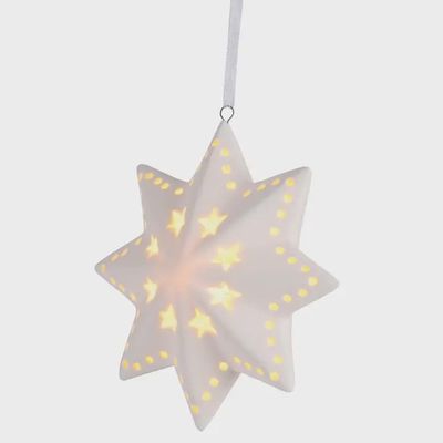 Ornament Led Porcelain Star