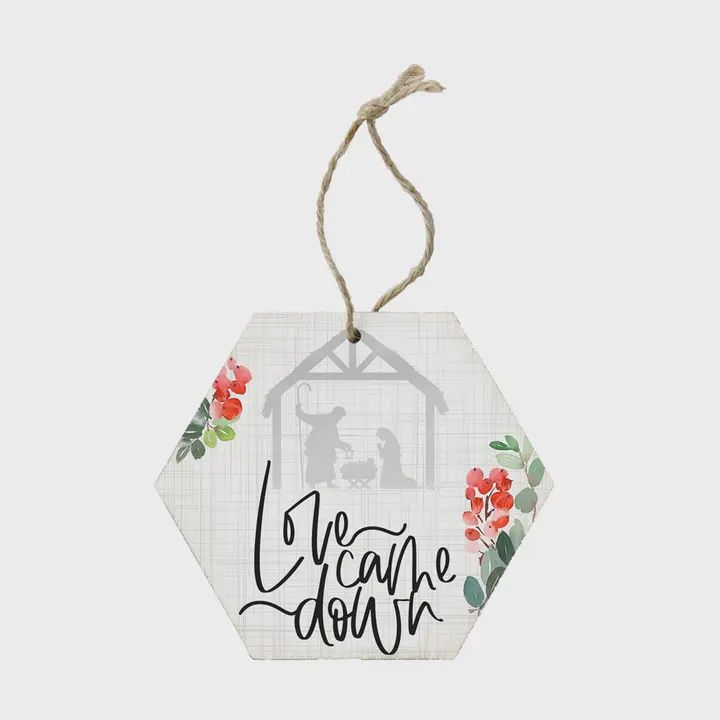 Honeycomb Ornaments - Love Came Down