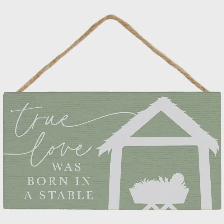 True Love Stable Green - Petite Hanging Accents