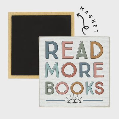 Read More Books Square Magnet