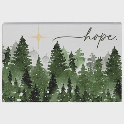 Hope Evergreens Star - Small Talk Rectangle