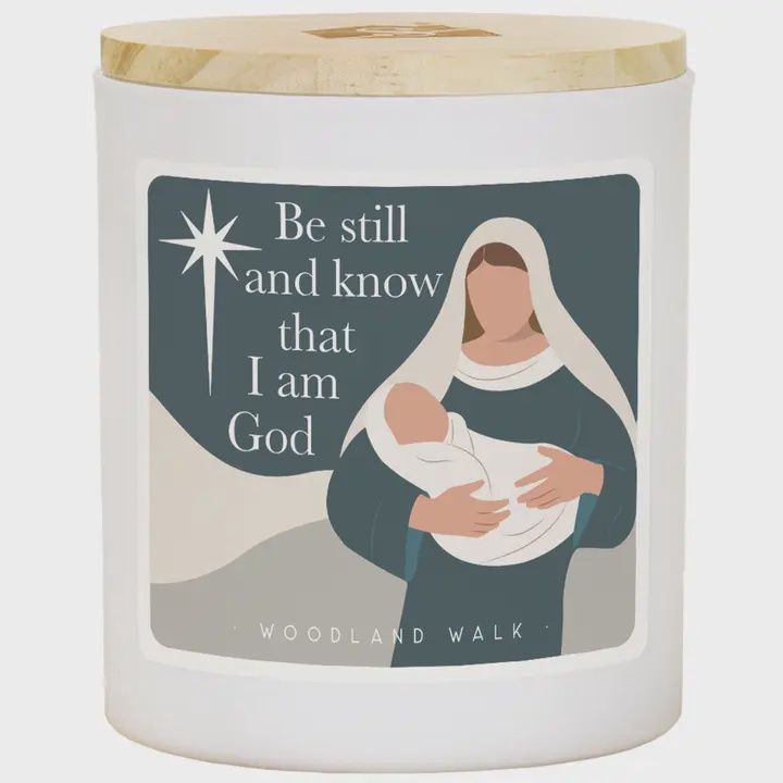 Be Still Mary  Candle