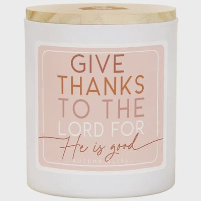 Thanks the Lord Pink Candles