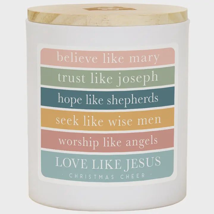 Believe Like Mary  Candle