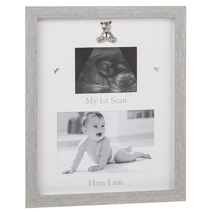 Modern Grey My 1st Scan Here I am Frame