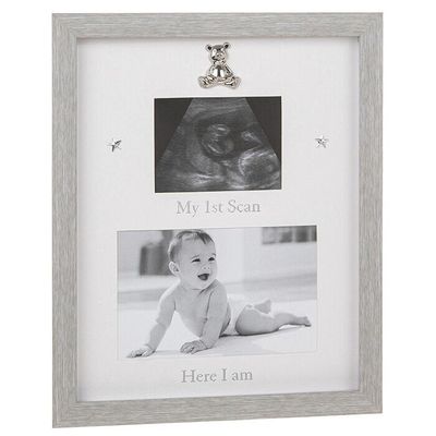 Modern Grey My 1st Scan Here I am Frame
