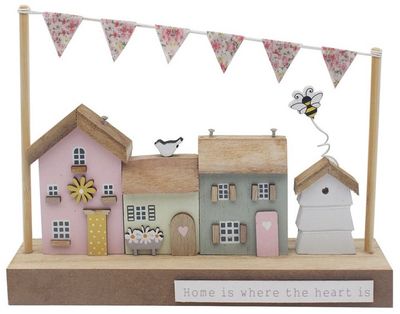 Triple House Home Sweet Home Deco, 26cm