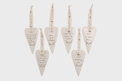 Send with Love Mum Slogan Hearts