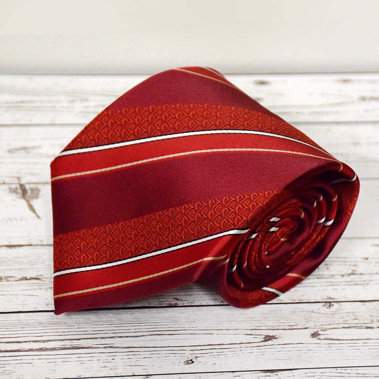 Youth CTR Red Stripe Microfiber Necktie