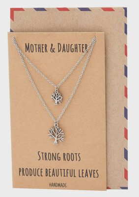 Ayiesha Tree of Life Necklace, Mother Daughter Jewelry