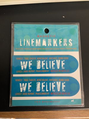 Magnetic Linemarkers -We Believe