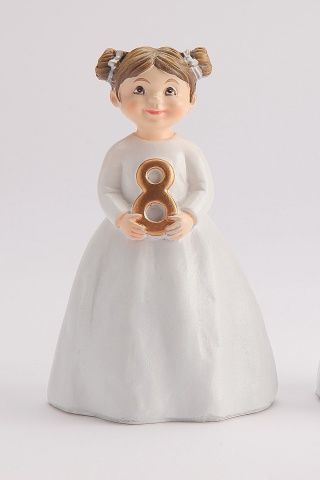 My Special Day Vintage Baptism Figurine Light Brown