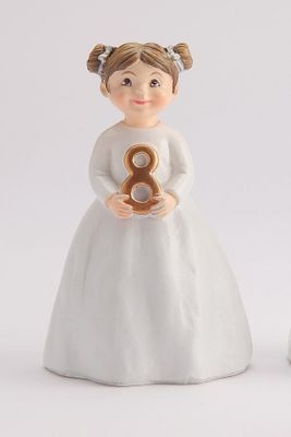 My Special Day Vintage Baptism Figurine Light Brown