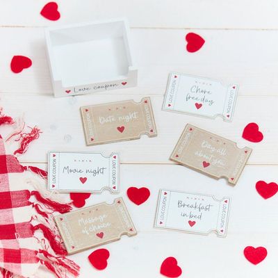 Wooden Date Coupons