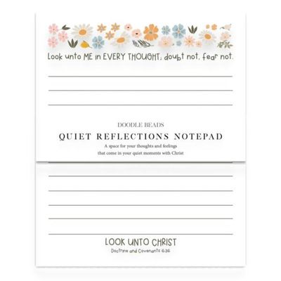 Look Unto Christ Notepad &amp; Orange Pen