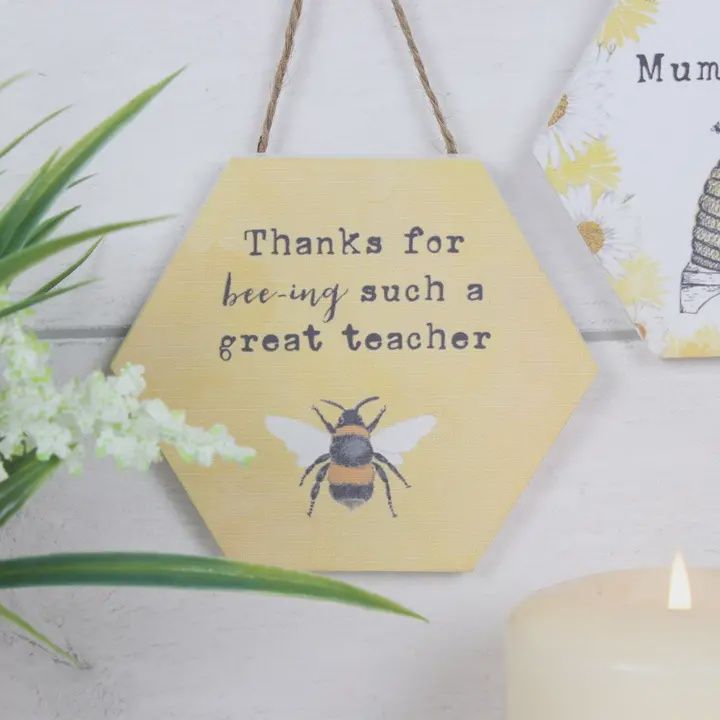 Bee Sign - Thanks Teacher