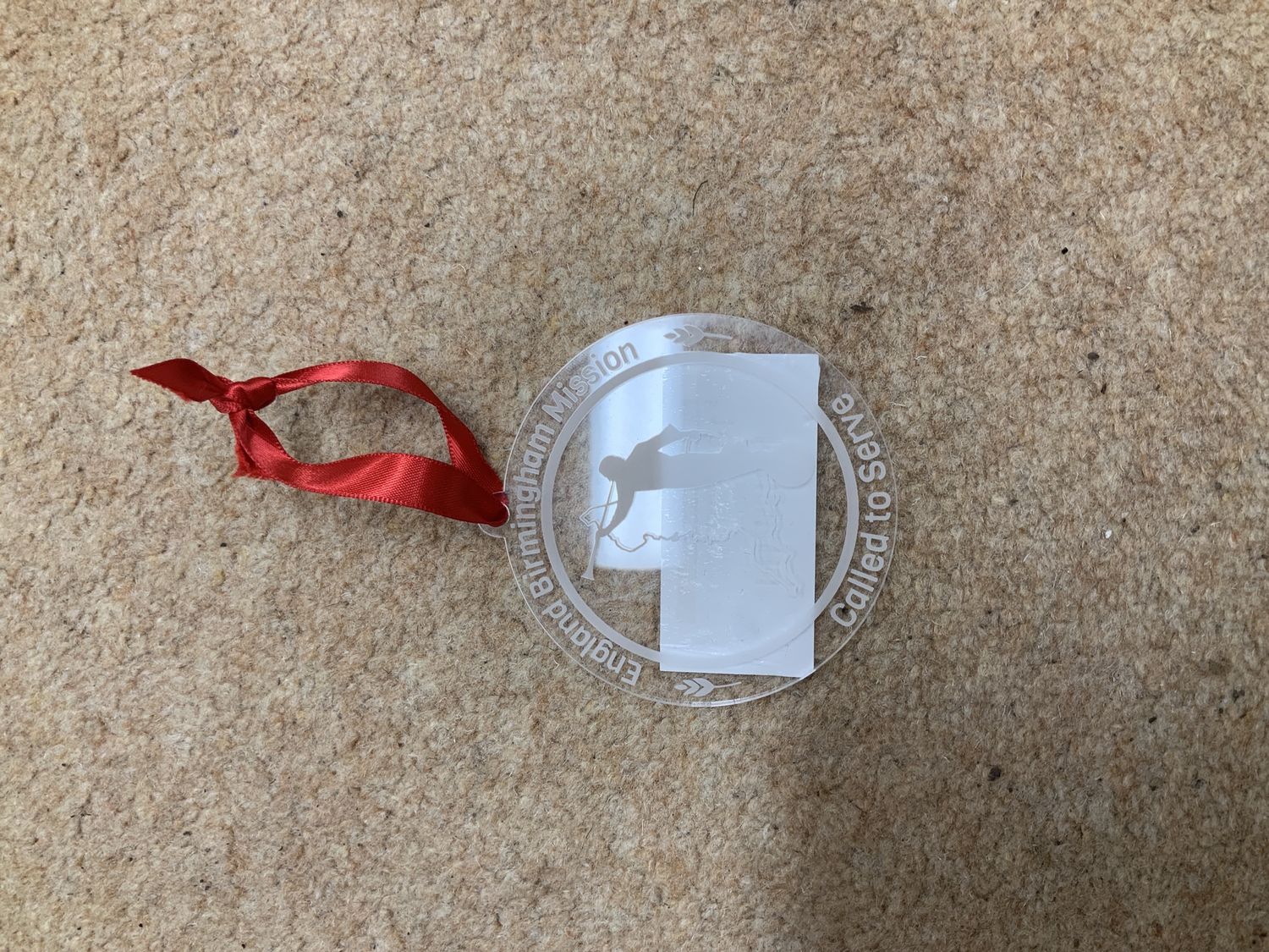 Wheat Mission Ornament Acrylic ENGLAND BIRMINGHAM Mission
