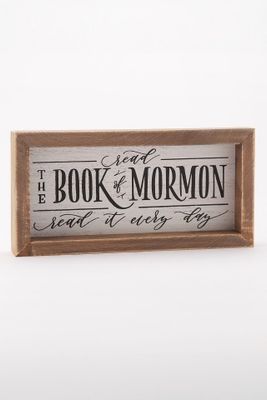 Read the Book of Mormon Wood Plaque
