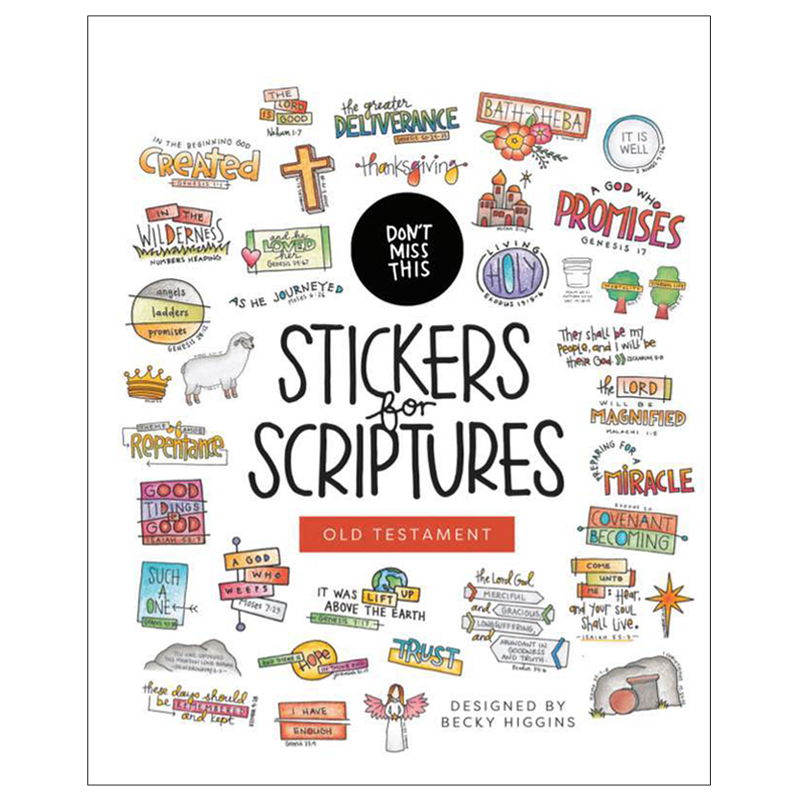 Don&#39;t Miss This in the Old Testament Sticker Set by Becky Higgins