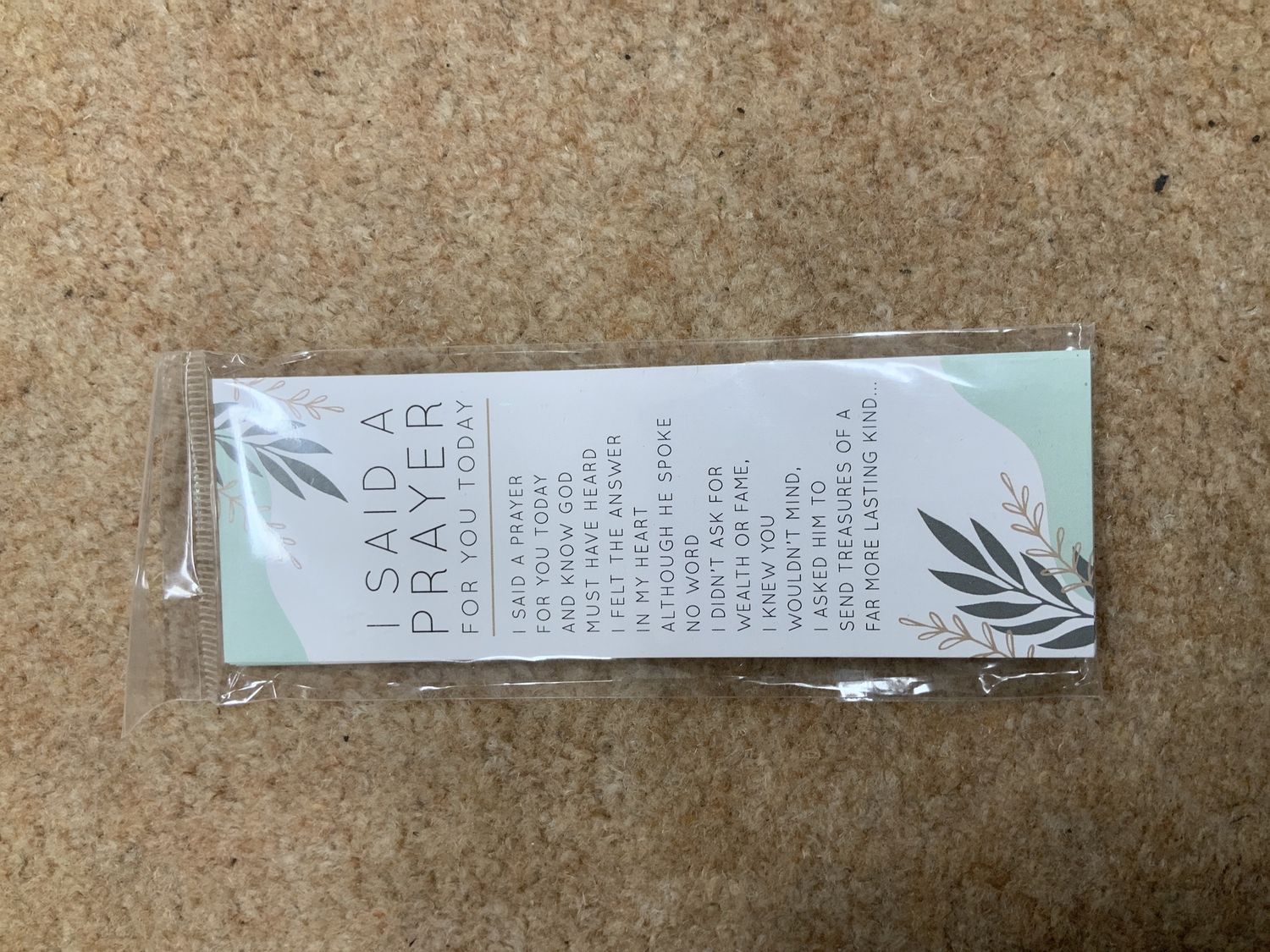 packaged bookmarks I said a prayer for (12)
