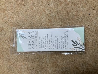 packaged bookmarks I said a prayer for (12)