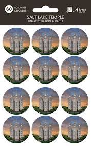 Salt lake temple art stickers