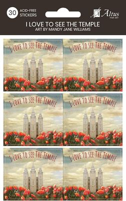 I love to see the temple stickers