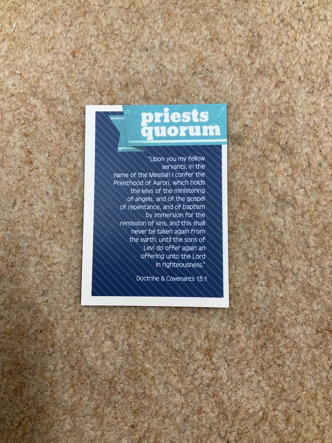 Priests quorum