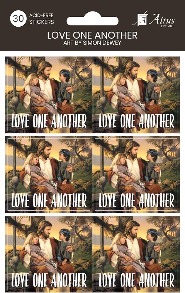 Love one another stickers