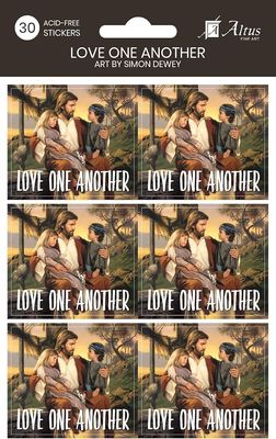 Love one another stickers